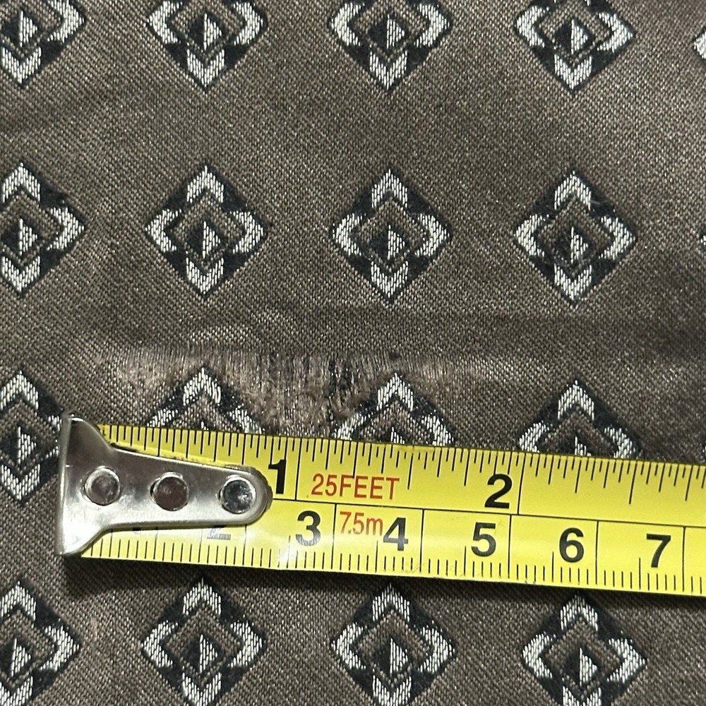 ETRO Brown Embroidered Print Casual Pants Size 40 Made in Italy Tailored READ - Picture 16 of 16